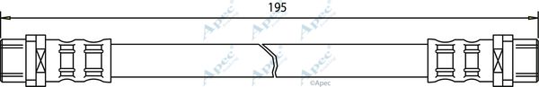 APEC BRAKING Тормозной шланг HOS3171